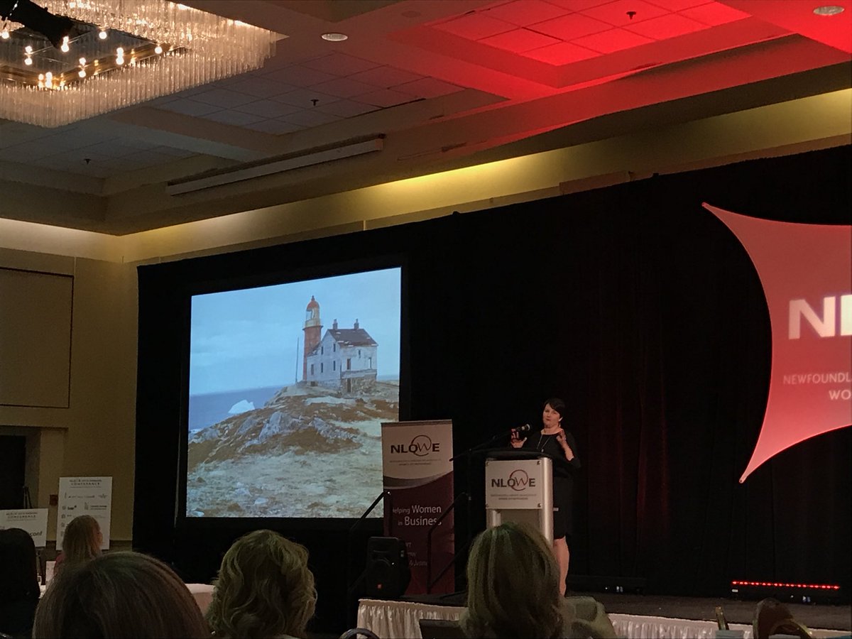 tracymgaudet's tweet photo. Great start to the day with Jill Curran of Ferryland Picnics and Maxim Vacations. All the laughs and wisdom first thing in the AM #nloweconf https://t.co/tSXsaFWl3g