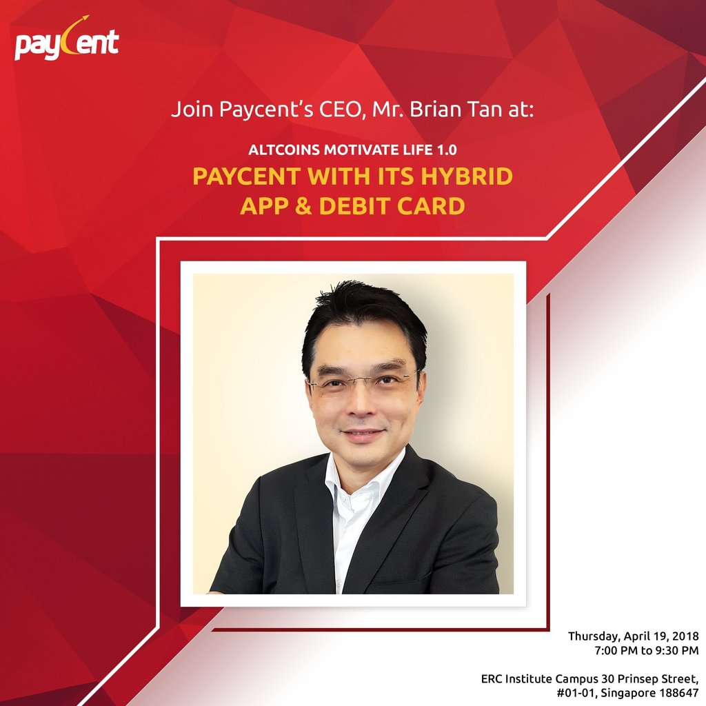 MycoinsBot's tweet photo. #Paycent #paycentos PaycentGlobal : Happening Now: Altcoins Motivate Life 1.0: Paycent with Its Hybrid App &amp; Debit Card. Find out more about Paycent's exciting features and promos. https://t.co/8gbGEHcYFR https://t.co/dIrlwdonR8 (via Twitter https://t.co/1M0x9HIyyT) https://t.co/nRhRLLnB86