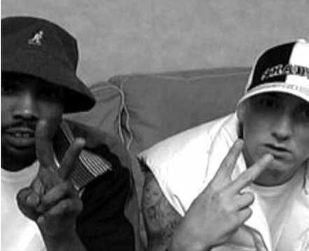 UtterlyInterest's tweet photo. Eminem has never won a game of rock paper scissors. Always a draw. https://t.co/Em89P332fw