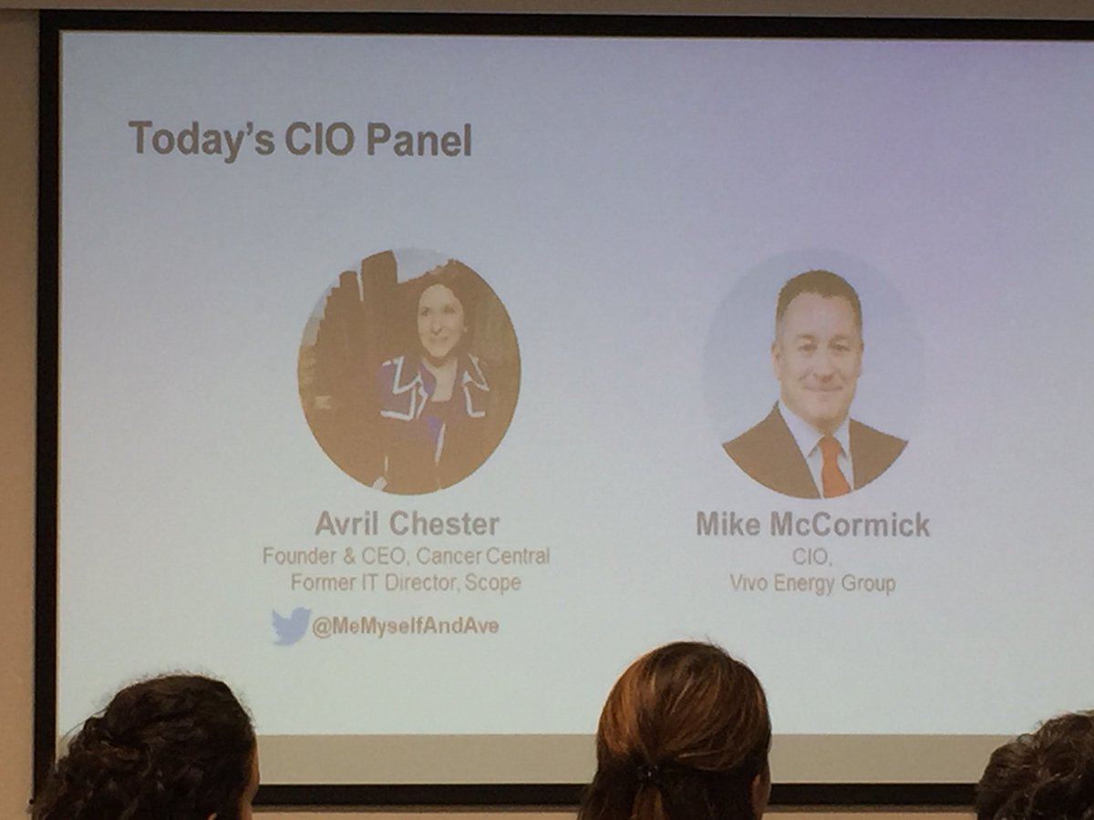 mjmsf's tweet image. Refreshing CIO candor from @MeMyselfAndAve who “listens” to her peers and to case studies, not a company “glossy”. #TTGTSummit #marketing