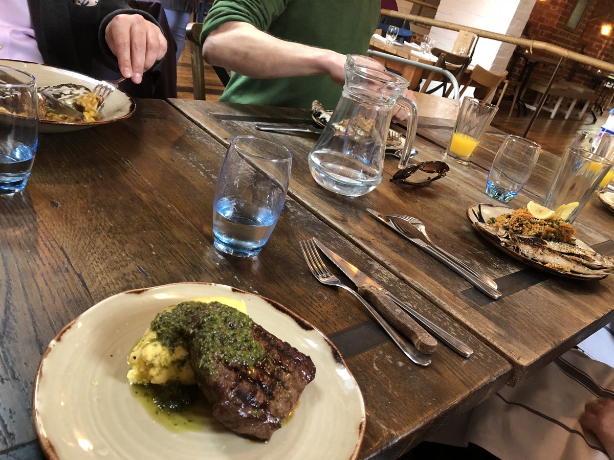 CFW_architects's tweet photo. #MidWeekParty @CFW_architects taking a trip out to @rivercottage to have a tasty lunch and catch up on some of our interior work.... https://t.co/LWQNpVflOg