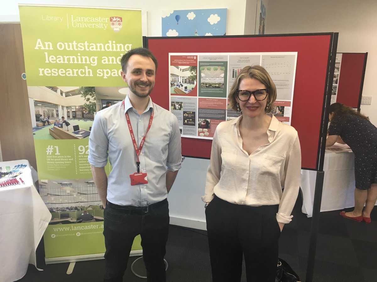 Claire_pov's tweet photo. Thatโs the meet someone new challenge ticked off the list - great to hear about the iGen research underway in the @LancasterUniLib #LUChange https://t.co/VhIC0aEYqR