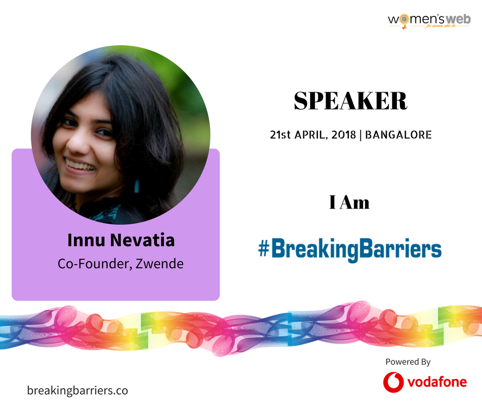 womensweb's tweet photo. #DigitalHacking is something all of us can practise, whether we are solopreneurs or part of a larger org! Joining us on thus subject at #BreakingBarriers is @innunevatia https://t.co/BeQnwfHONK