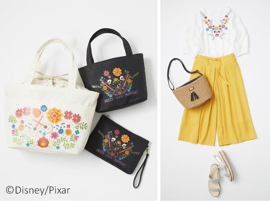 グローブ ディズニー/ピクサー『リメンバー・ミー』ファッションアイテム
映画の世界観をカラフルな刺繍で表現！
Tシャツやプルオーバーなど全9アイテムがラインナップ☆
詳細→dtimes.jp/grove-disney-p…