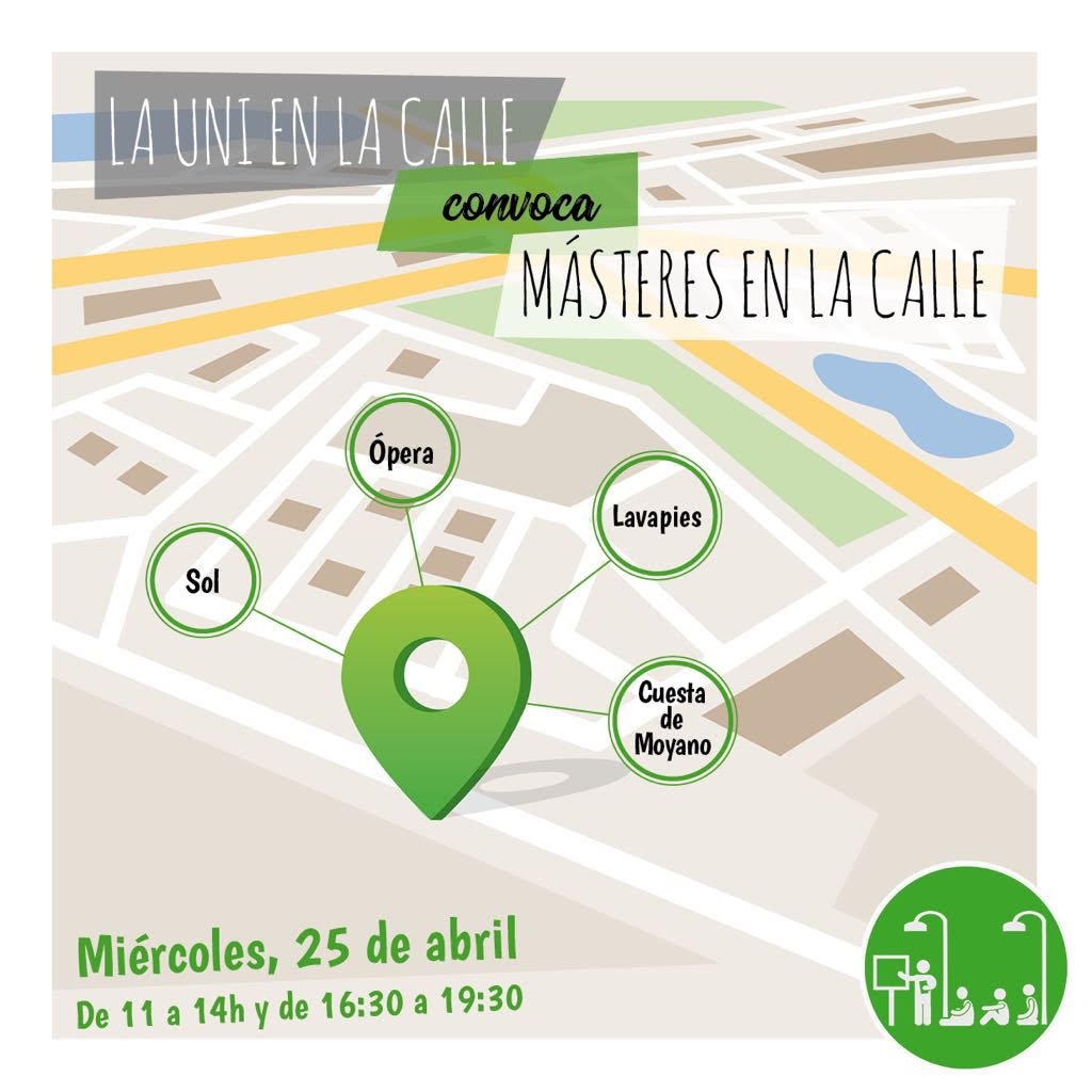 MasterEnLaCalle's tweet photo. #LaUniEnLaCalle sale este próximo 25 de abril a las plazas de #Madrid a defender nuestros másteres públicos y la calidad de los mismos. ¡Únete! https://t.co/l72LTCKQHO