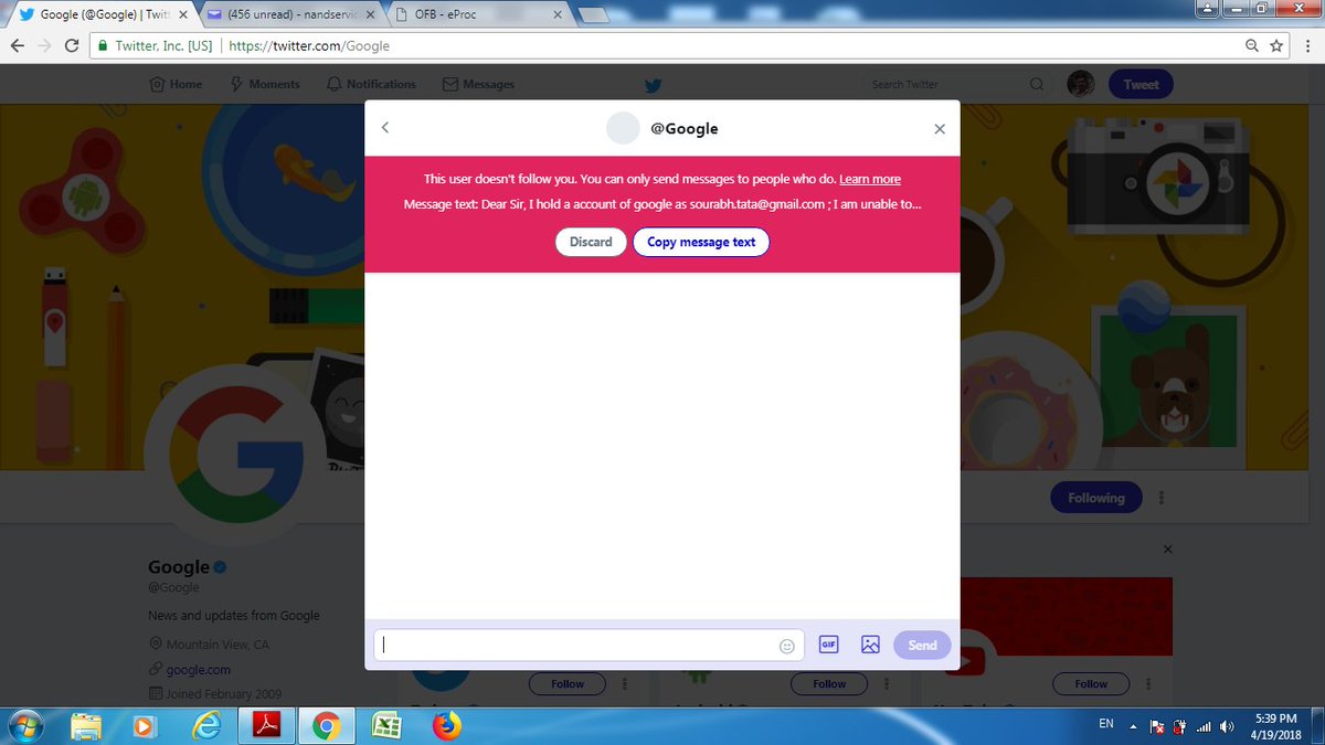 Google On Twitter Dm Stands For Direct Message Kindly See The Message Section On The Top Left Of Your Profile To Find The Dm Hope It Helps