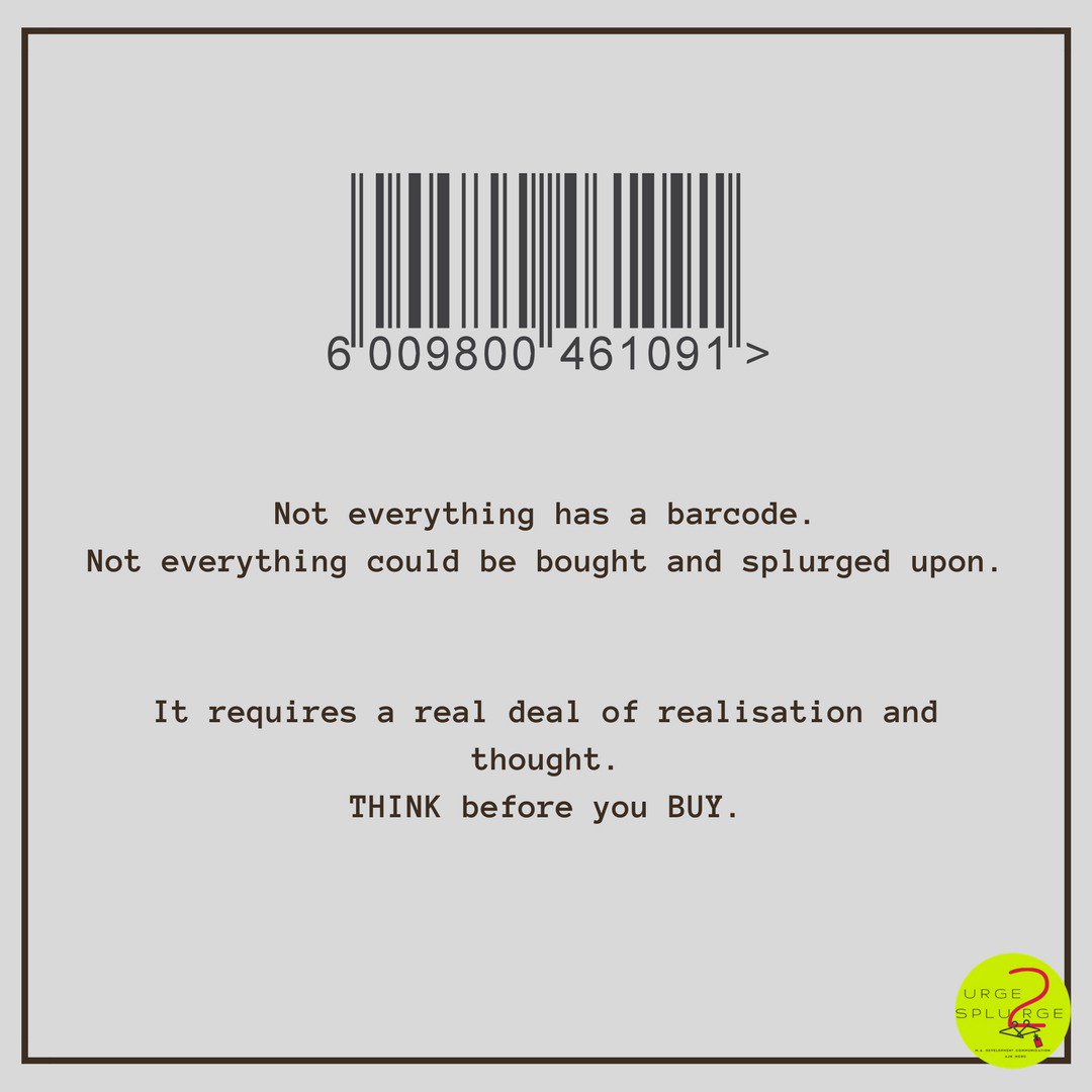 urge_splurge's tweet photo. “Think before you’re hit by regrets ...”

#Urge2Splurge #Consumerism #Materialism #environment #health #consumerprotection #consumerrights https://t.co/YRPzqNGP3O