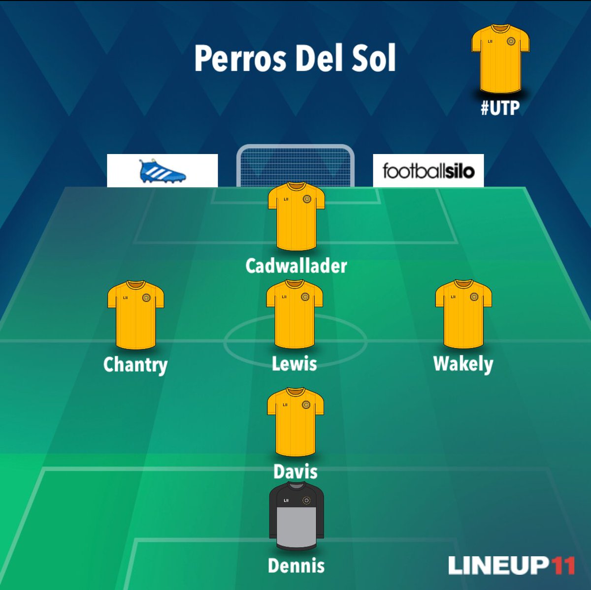 PerrosDelSolFC's tweet photo. 💛 GAFFER IN GOAL? 💛

Here’s your team for tonight’s 19.00BST kickoff...

Another glorious day, with some top class football on offer.

💛 #UTP 💛 https://t.co/gjHCPM3nUp