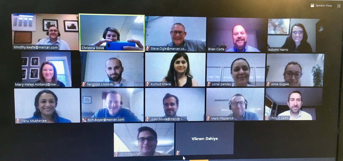 ChristinaDove7's tweet photo. This is how roll @Mercer; global teams bringing together a group of diverse colleagues on a common topic #MercerLean #Lean. Great to have final Symposium session, led by @TimKeefe, on Communication. If you want to get started on Lean I would highly recommend Visual Management https://t.co/88PNOY1Nkb