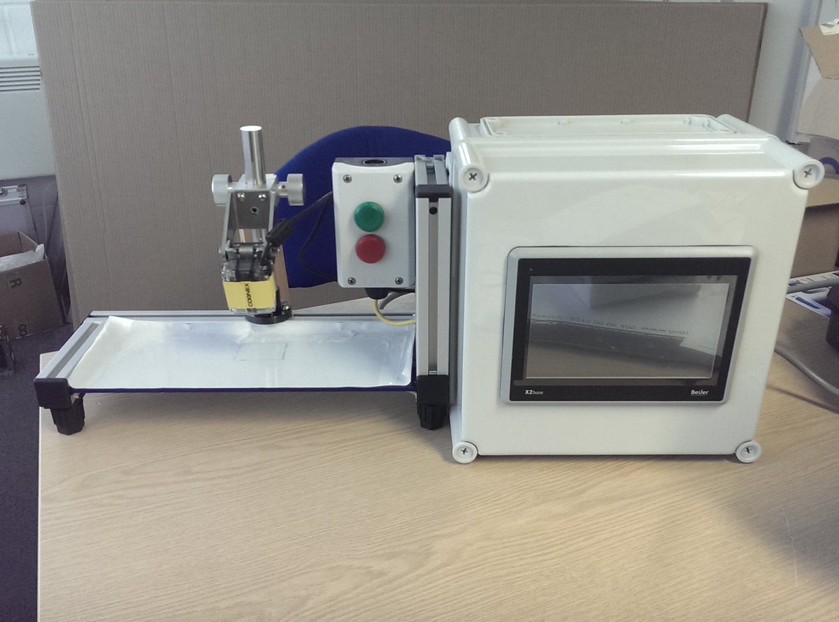 Just installed a #benchtop #2D #code checking system for a customer who needs to verify #low #batch runs prior to filling.