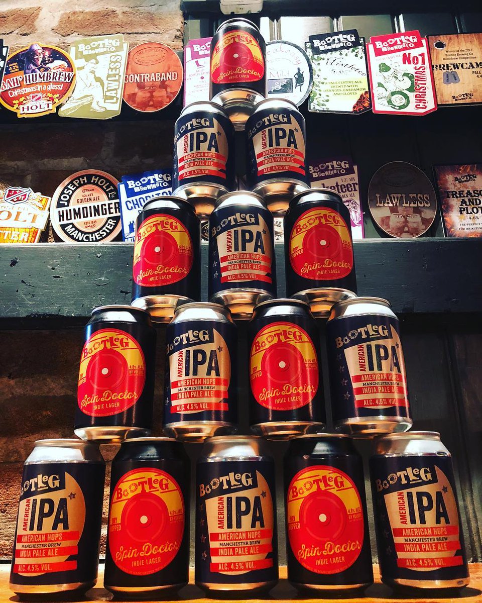BootlegBrewery's tweet photo. Due to the huge success of our Spin Doctor lager and American IPA, we are thrilled to announce for the first time we have canned our beers! 🎉🍻... all in time for this beautiful weather! Click https://t.co/axMQSxmbMl to read more! 😎 at @HorseJockey 🍻 https://t.co/F2CQyRG6VF