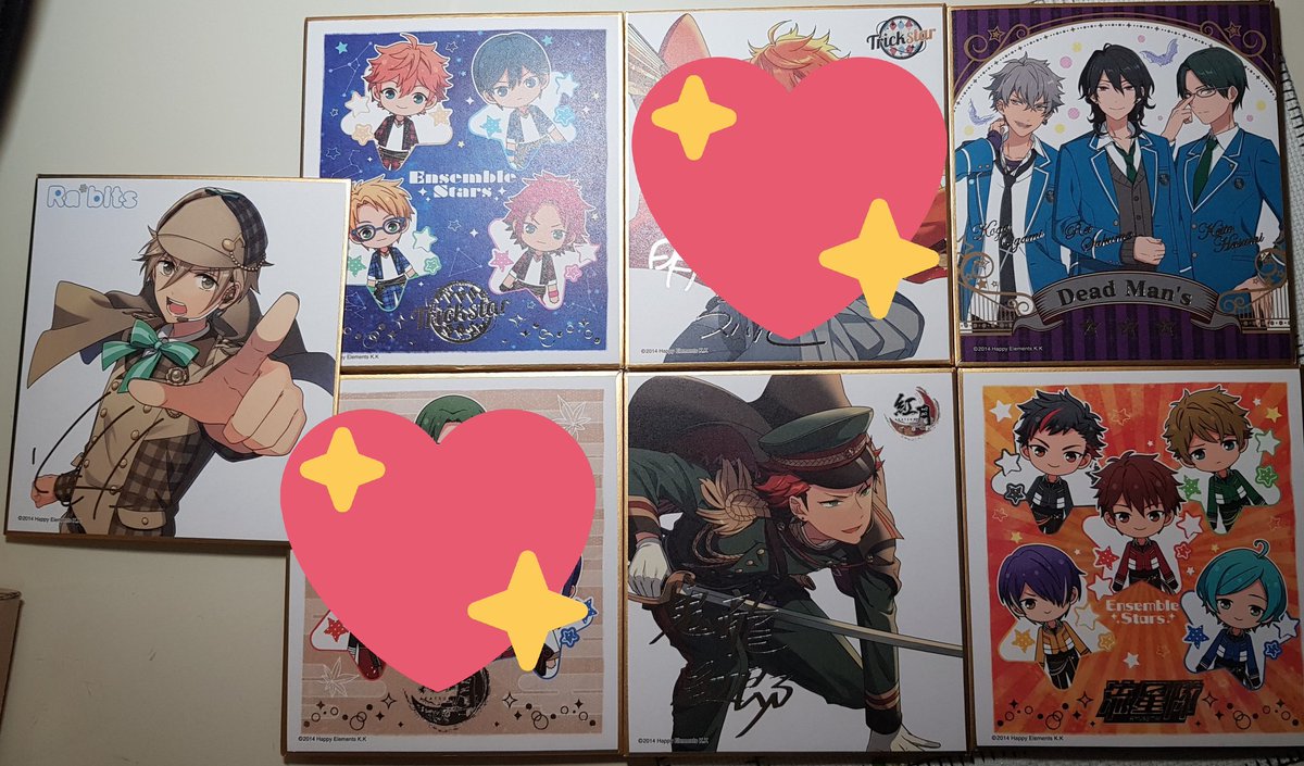 알티 감사합니다!!

앙상블 스타즈 색지5탄 판매합니다.

토모야 색지, 쿠로 색지, 트릭스타 색지, 유성대 색지, 데드맨즈 색지

장당 6500원이며 배송은 일반우편+500원, 준등기+1000원 해주세요!

<a href="/ensemble_RT/">앙스타 거래/합작 홍보봇</a> <a href="/Anstar_Goods_Rt/">앙스타 굿즈 알티계</a> <a href="/rt_ensemble/">앙스타굿즈rt봇</a> 알티 감사합니다!