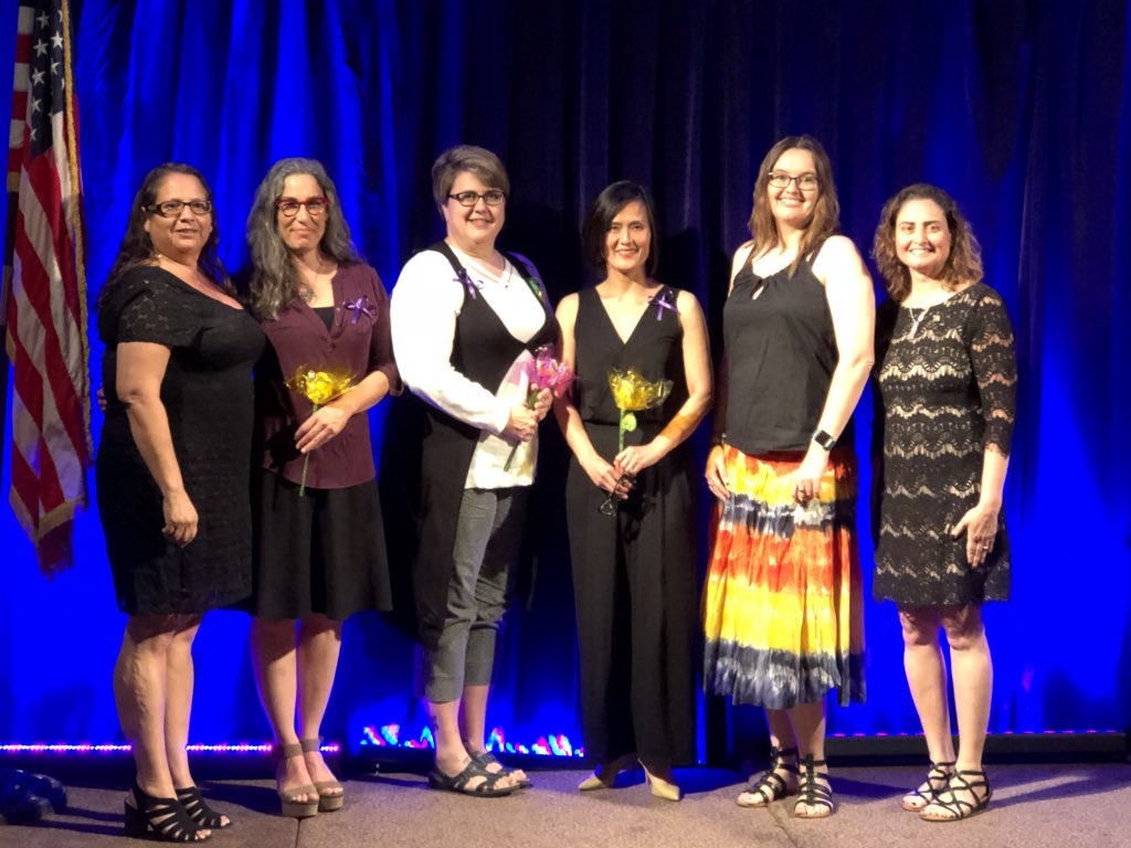 Muir_DrMiller's tweet photo. Congratulations to teacher Nancy Martin and parent extraordinaires Erica Bootchk and Yukako Inoue on your PTSA HSA awards!  You make @MuirBurbank better than ever! https://t.co/diWjKiD5vP