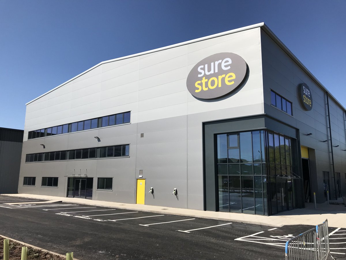 calibrebuild95's tweet photo. Will you just look at her, shining away in the beautiful #Cannock sunshine! I can hardly tell which is the CGI! Great seeing the project at this stage, proud to work with Andy, @StorageMikeW @StorageAlison @C4ConsultingLtd to deliver this project! #thinkstorage #thinksurestore https://t.co/SsgHCCOacR
