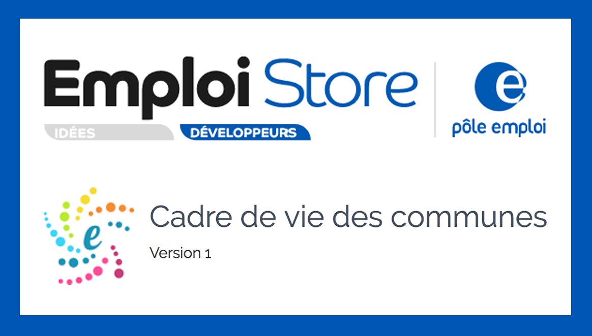 eTerritoire's tweet photo. 🚀 Du nouveau sur #EmploiStoreDev de Pôle Emploi : eTerritoire lance son #API sur le Cadre de Vie des #Communes.
➡️ Objectif, faciliter la mobilité professionnelle des Français! 💪
https://t.co/bA7E5Ec7RE
#Collterr #Emploi #Mobilite #EmploiStore #PoleEmploi https://t.co/sHYWQWXQBa