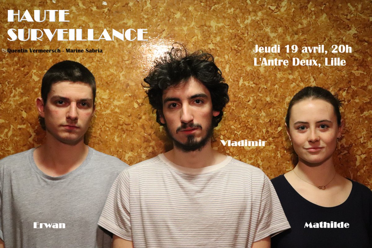 CultureUL2's tweet photo. Ce soir à l'Antre-2, ne ratez pas "Haute Surveillance" de Jean Genet par la cie Les Neveux de Thalie !!! Un huis clos intrigant dans une prison !
 Ouverture des portes à 20h - Tarif unique à 2 euros
https://t.co/ypQSoUJHyV https://t.co/2Voitr6b44