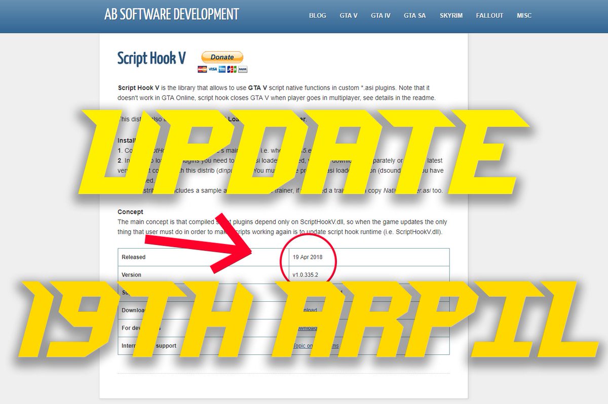 script hook v latest version 2018
