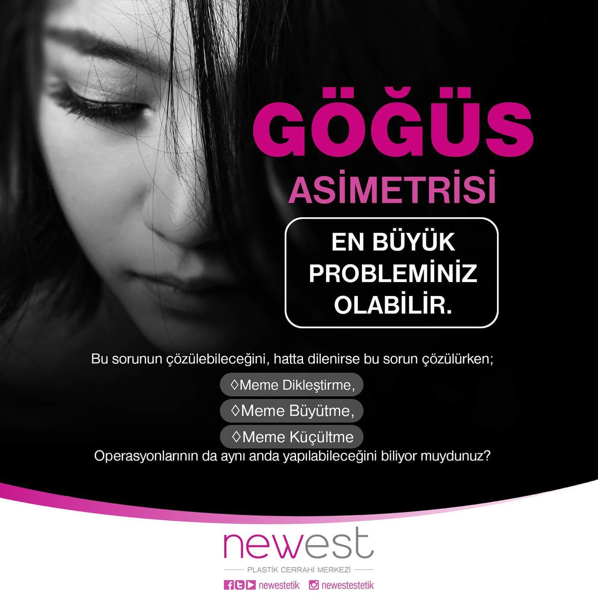 Detaylı bilgi ve randevu için bize ulaşın👇
📱 : +90 (533) 641 76 62
📩 : info@newest.com.tr

#Newest #estetik #plastikcerrahi #plasticsurgery #estetikcerrahi #memeestetiği #göğüsestetiği #asimetri #breastsurgery #breastaesthetic #breastimplants #memeimplantı