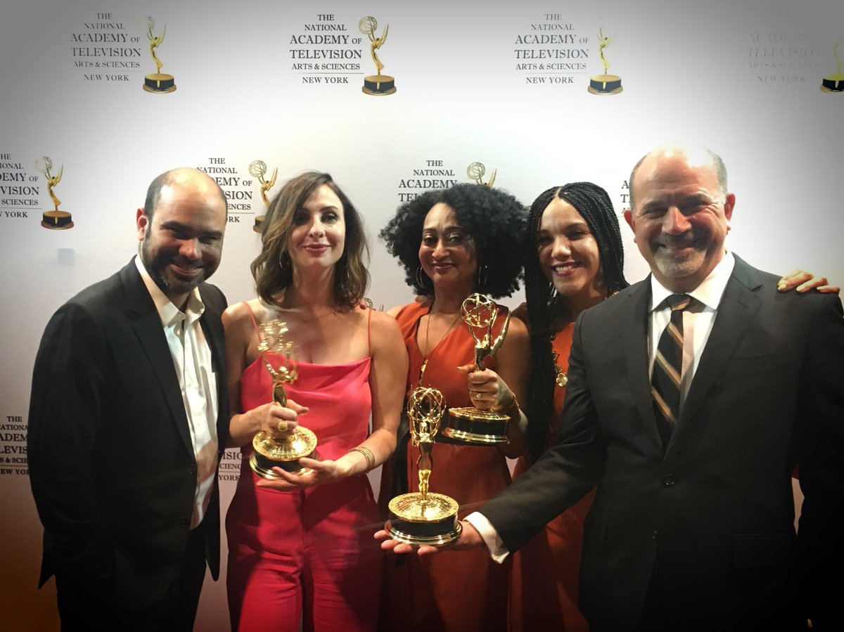 MeganDonis's tweet photo. I won a #NYEmmy for work I love deeply. That's a good feeling. Thank you @WNYC @BRICTV for the collab on https://t.co/LzfzwGRwKd https://t.co/xxfhzcALio