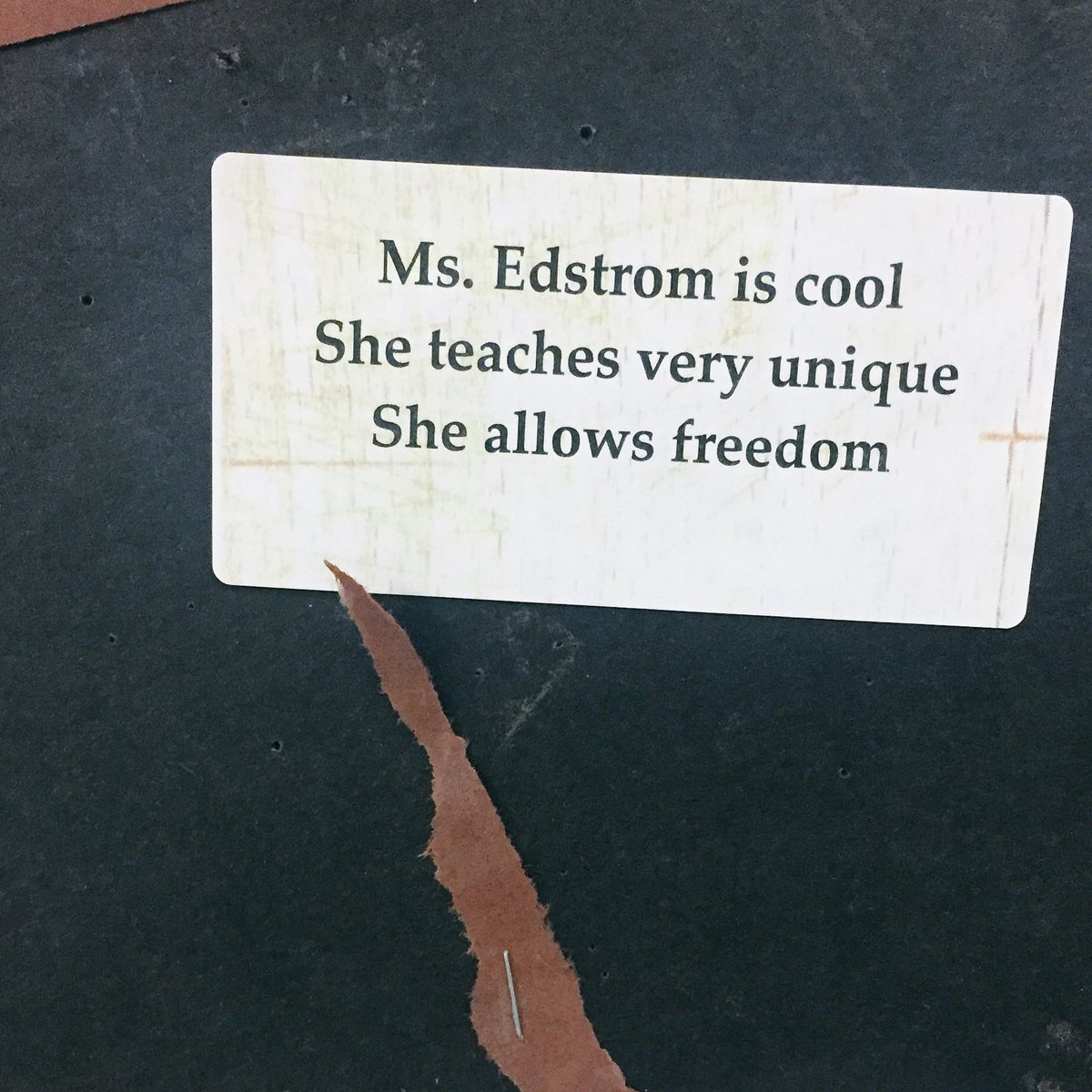 A haiku in my honor got me right in the 💗.