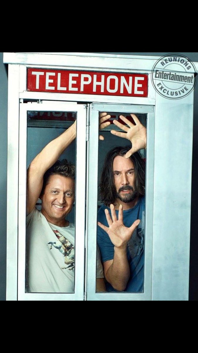 MiniMovieManiac's tweet photo. Give us Bill and Ted 3!!!! https://t.co/W7vUuBE2AK