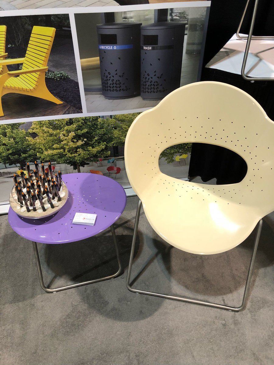 maglinfurniture's tweet photo. Look for Maglin at the Texas ASLA Annual Conference in booth 507! Stop by and say hi, and take a seat on our Lounge Chair and Battery Chair @Texas_ASLA #WLAM2018 #txasla2018 #sitefurniture #landarch #maglin #maglinsitefurniture #batterychair #loungechair https://t.co/DbuuLCP45S