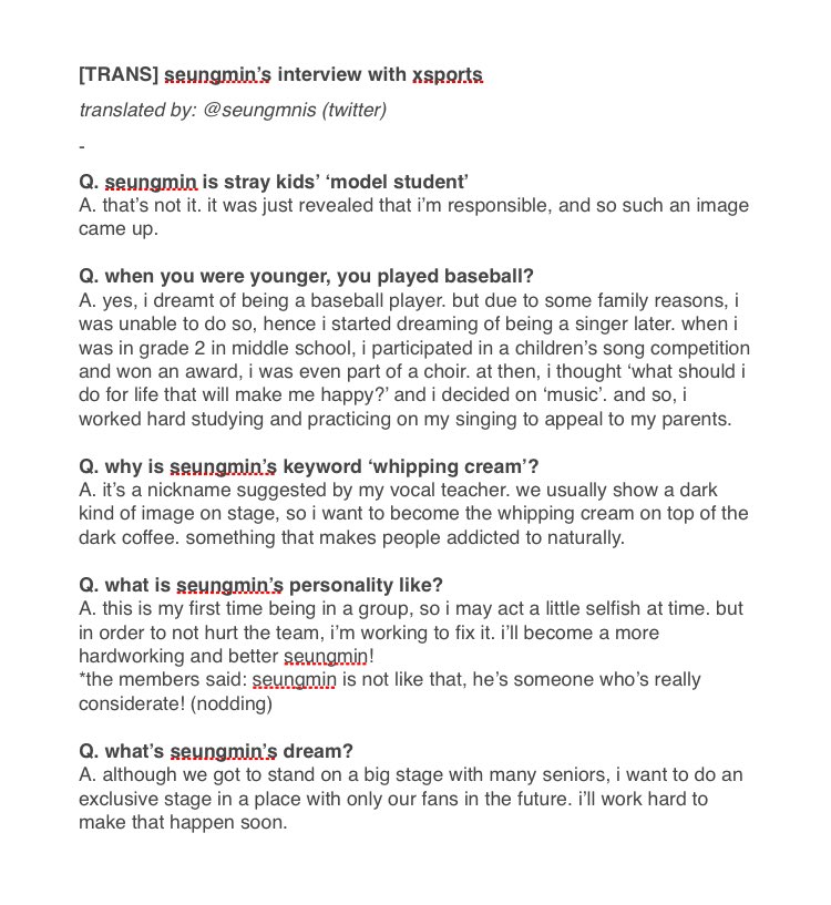 seungmnis's tweet photo. [TRANS] seungmin’s interview with xsports 
https://t.co/mVrOeNJSoB https://t.co/rJyaELWGwY