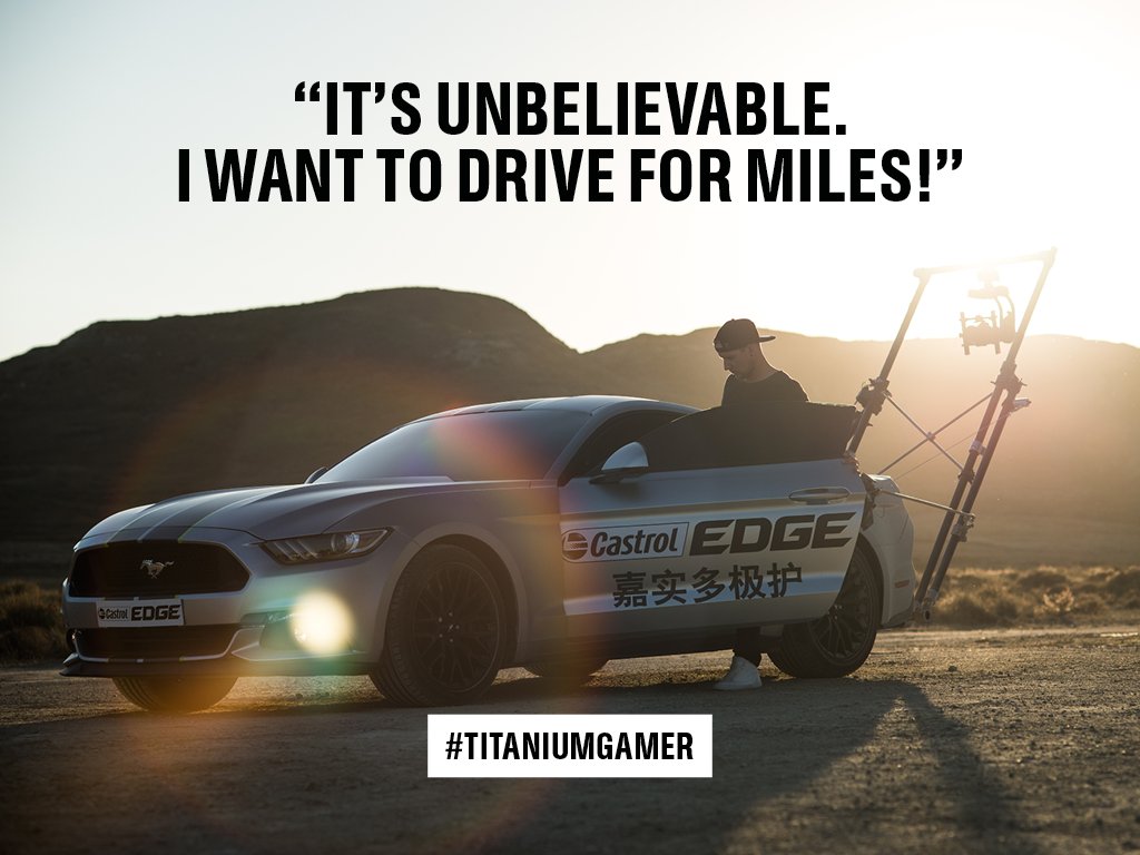 Castrol_Nigeria's tweet photo. Watch the world-class pro drift driver @lukewoodham1 take on Castrol EDGE #TitaniumGamer with @NeedforSpeed #BeTitaniumStrong https://t.co/jMEd2R9Iyr
