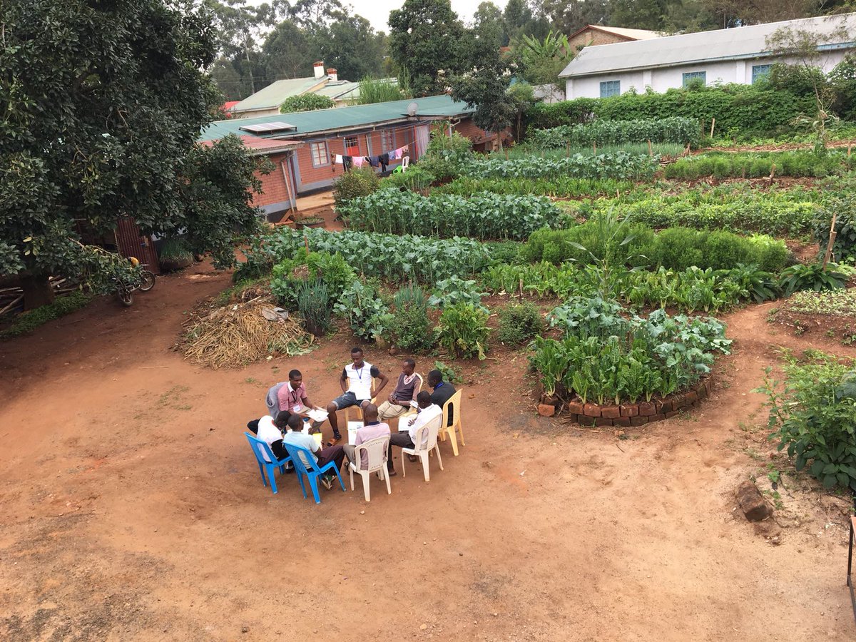 Thrive4Good's tweet photo. Morning discussions, fabulous 50 lessons and double digging fill the day for our students in Kitale, Kenya. Keep up the good work! #growhealth #doubledigging #agriculture #africa #kenya #nutrition #organics https://t.co/Ior9RCAjCs