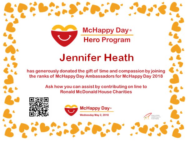 PiccoloHeathLLP's tweet photo. Help support #RMHC Families by donating to @JenniferEHeath fundraising campaign in support of the RMHC Family Room at Markham Stouffville Hospital and help #MakeFunMatter https://t.co/ZUGoKV4tcB https://t.co/7AxRCytKoG