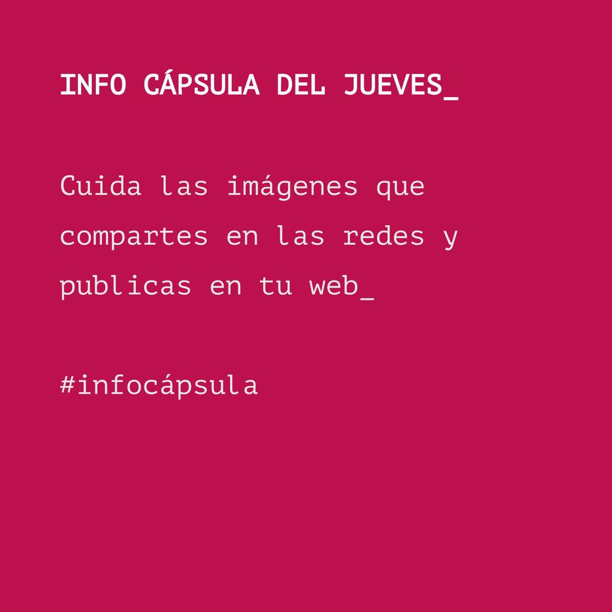 montsepenarroya's tweet photo. Sé profesional. Respeta tus productos y a tus clientes, cuida las fotos que compartas o que publiques en tu web. Nunca, una foto aplastada o estirada; cambía su tamaño si no cabe en el espacio al que deseas destinarla.
#contentmarketing #conversión #marketingdigital #infocapsula https://t.co/KZWZvsPNGl