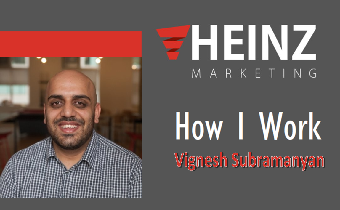 Mike_Kunkle's tweet photo. From @HeinzMarketing “How I Work”: Vignesh Subramanyan, Senior ABM &amp; Demand Gen Manager, Radius Intelligence @v_subramanyan #HowIWork https://t.co/A9Akaw7iJf https://t.co/8uqwafGnQd