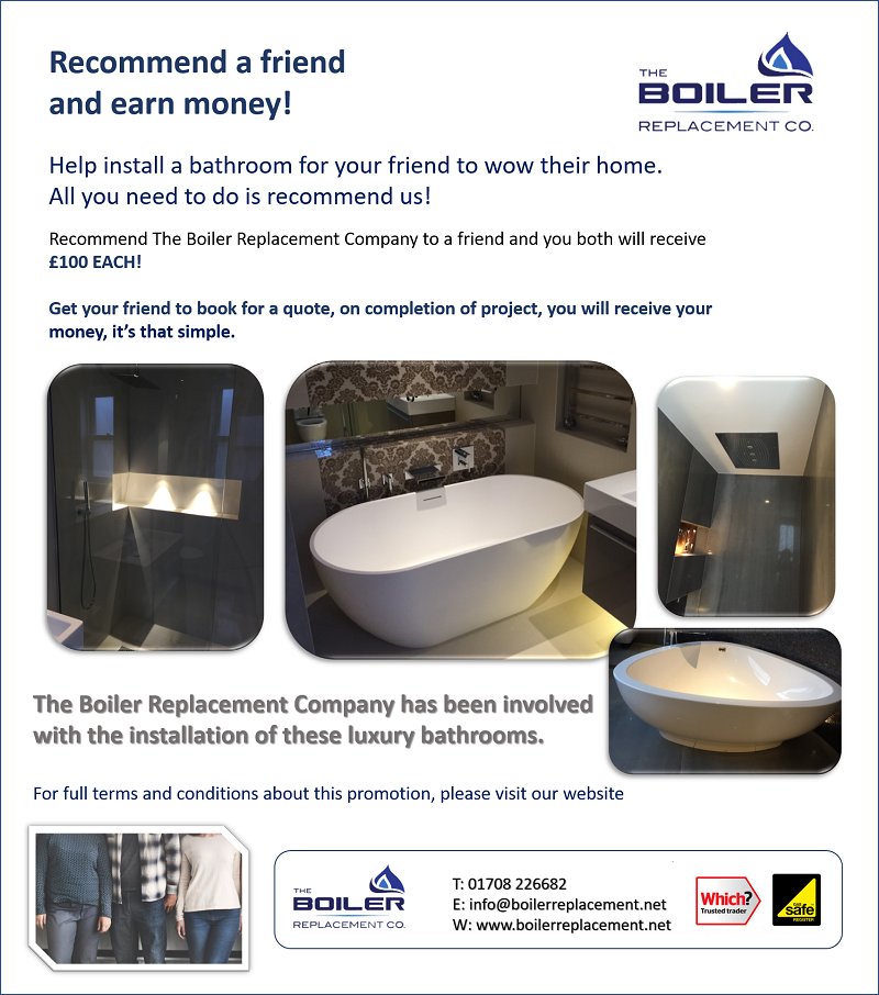 We are now in #DIY and #Homeimprovements season! If you want a new bathroom installed, give us a call. And don't forget, if you're a customer of ours you could earn £100 just recommend us. So check out your friends' bathrooms. #Essex #Herts, #EastLondon <a href="/TweetinEssex/">Tweet in Essex</a>  #Homedesign