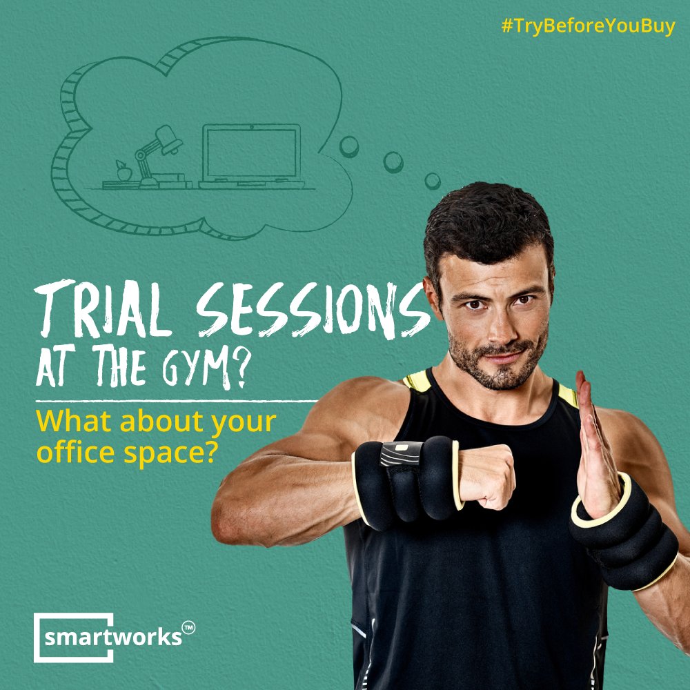SmartworksInd's tweet photo. Membership without a trial, sounds odd right? The same rule applies to your office as well. The Smartworks #ExperiencePass lets you decide the right setting for your business. Experience a fully-functional office space located near you! #TryBeforeYouBuy #SmartworksOffices https://t.co/qszBe4VbFU