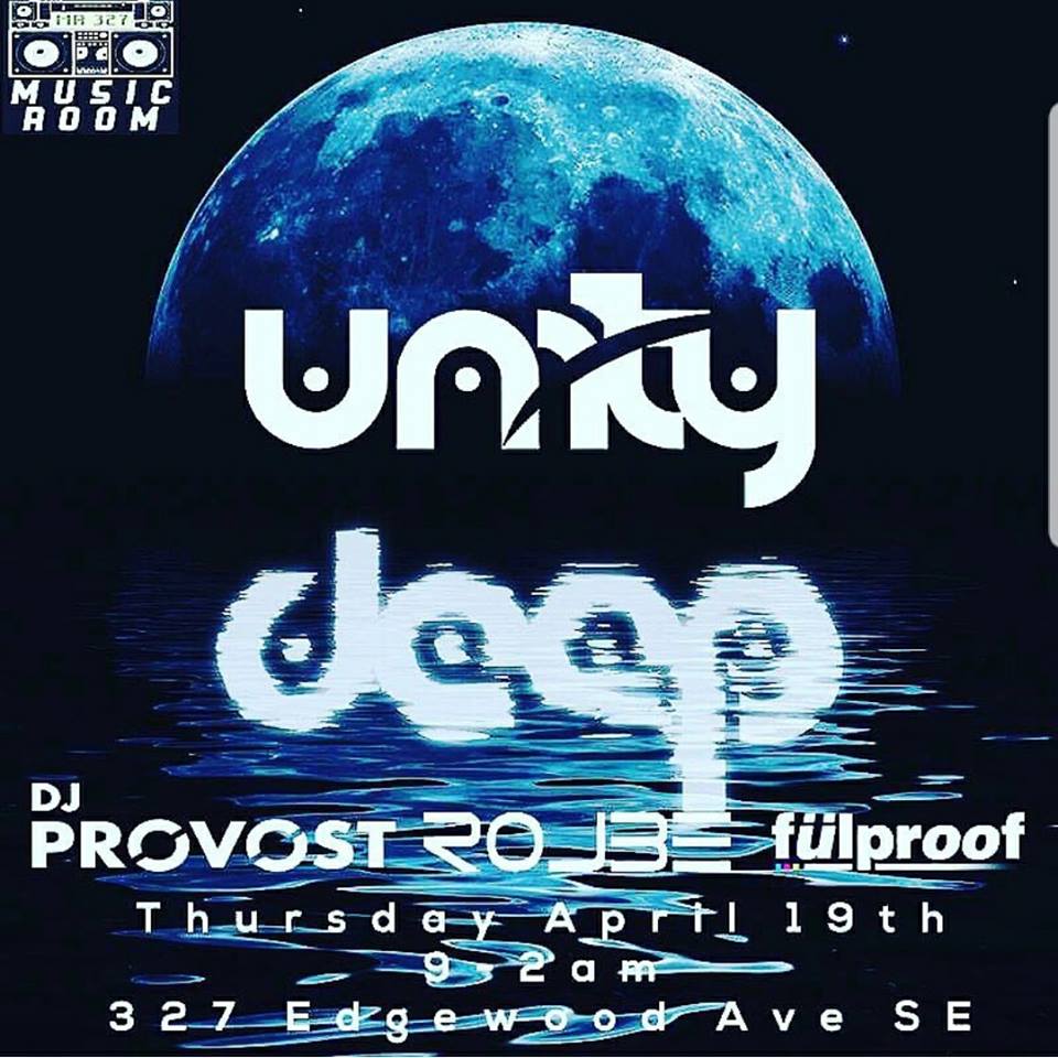 TONIGHT! 

🖤#UnityDeep🖤

#FREE Entry all night

#DeepHouse
#TechHouse
#ProgressiveHouse

Featuring: Fulproof (<a href="/Achmiel/">Achmiel / fülproof</a>), RojBe &amp; @DJ_Provost 

Info:  goo.gl/nTkDzw 
• 9pm - 2am
• 21+