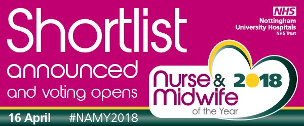 Who is your #Nurse &amp; #Midwife of the Year? Vote now: nottinghampost.com/all-about/nurs… #NAMY2018