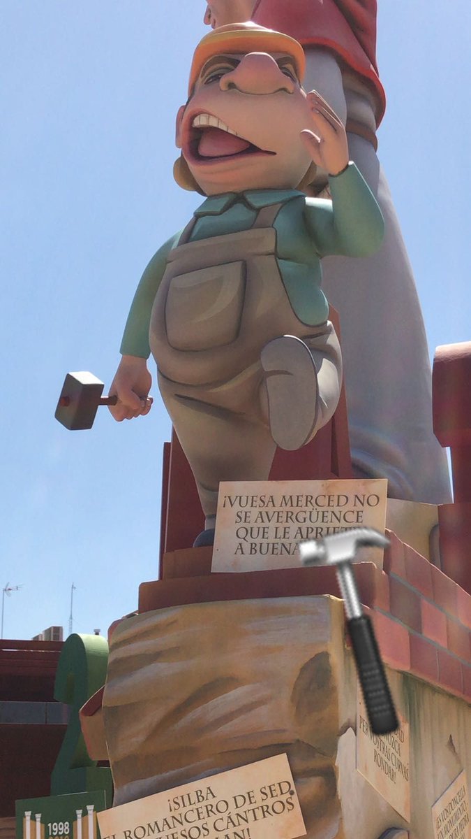 AytoAlcalaH's tweet photo. #AlcaláyelPremioCervantes
El domingo (21h) quema de la Falla en la Plaza de la Paloma 🔥 El año pasado se indultó un ninot de la Falla que ardió con motivo #4DíasCervantes
¿Qué os parece si elegimos entre todos qué ninot indultamos este año?
Vota en la encuesta ⬇️⬇️⬇️ https://t.co/kw6sMHDn0R