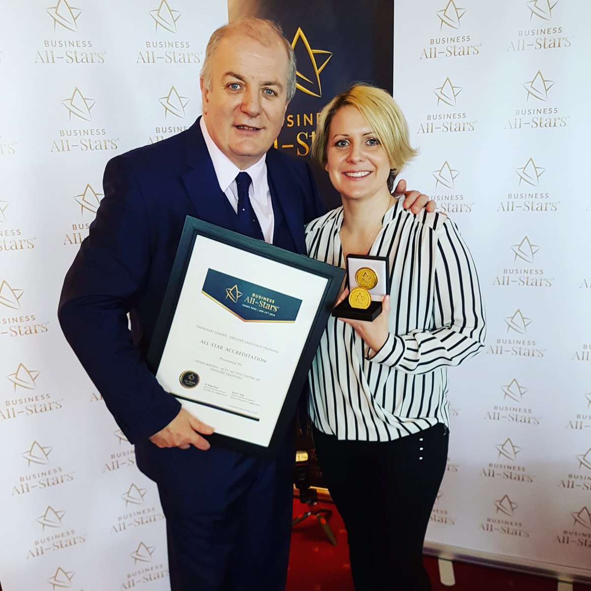 SineadDFenero's tweet photo. Wonderful to receive our All Star accreditation as a designated "Thought Leader in Tax Planning" on behalf of the team at @Fenero today! @GavinDuffy @BizAllStars #pitch4progress #personaltaxexperts https://t.co/cqSWf3losq