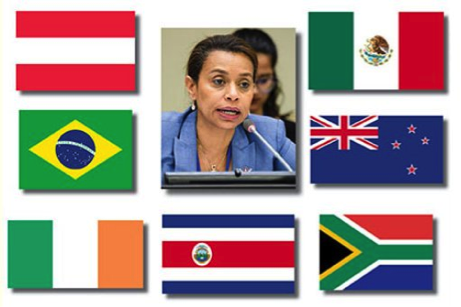 ican_de's tweet photo. Gratulation an die  Abrüstungsdelegationen @AustriaUN, @Brazil_UN_NY, @DisarmamentIRL, @MexONU, @NZUN, @SAMissionNY &amp; Elayne Whyte Gomez @CostaRicaONU - 2017 "Arms Control Persons of the Year" für Arbeit zum #Atomwaffenverbot #nuclearban #ArmsControl18 https://t.co/nXQtBGsFSc