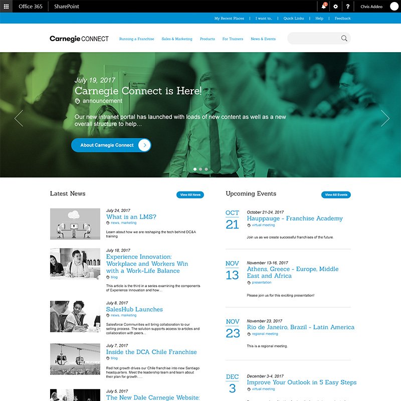 spiritous_'s tweet photo. #Office365 is truly a great platform to collaborate, but it takes a little work to get it just right. Read the case study (https://t.co/zAIRRjvo6L) from our highly successful @DaleCarnegie #SharePoint intranet. https://t.co/gM7rOUiszU