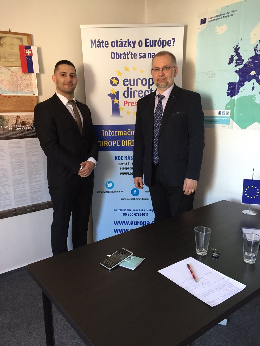 ladislav_miko's tweet photo. Visiting our youngest #EDIC centre in Prešov, just established: #communicatingEU is our common goal! @ZEKvSR https://t.co/WMvVoiFff5