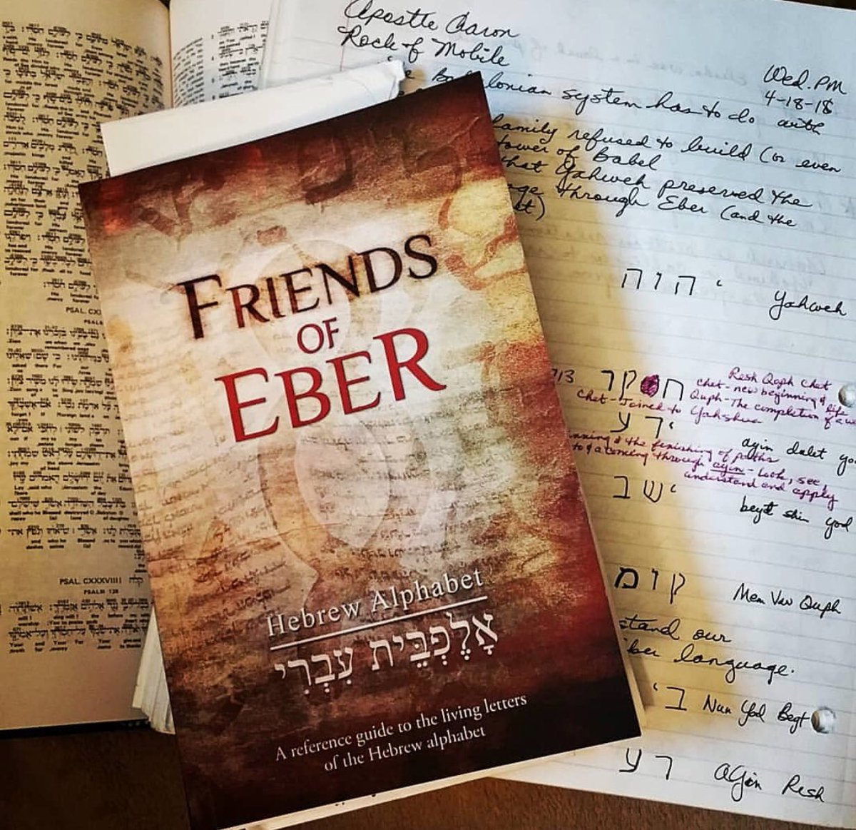 ScrollsZebulon's tweet photo. Friends of Eber is here! It is a Reference guide to the living letters of the Hebrew alphabet. Our  teachers did a great  job explaining and introducing us to these Living Letters. If you have not gotten your copy yet go to https://t.co/OXpoJjocMH https://t.co/Hjovh3I6yk