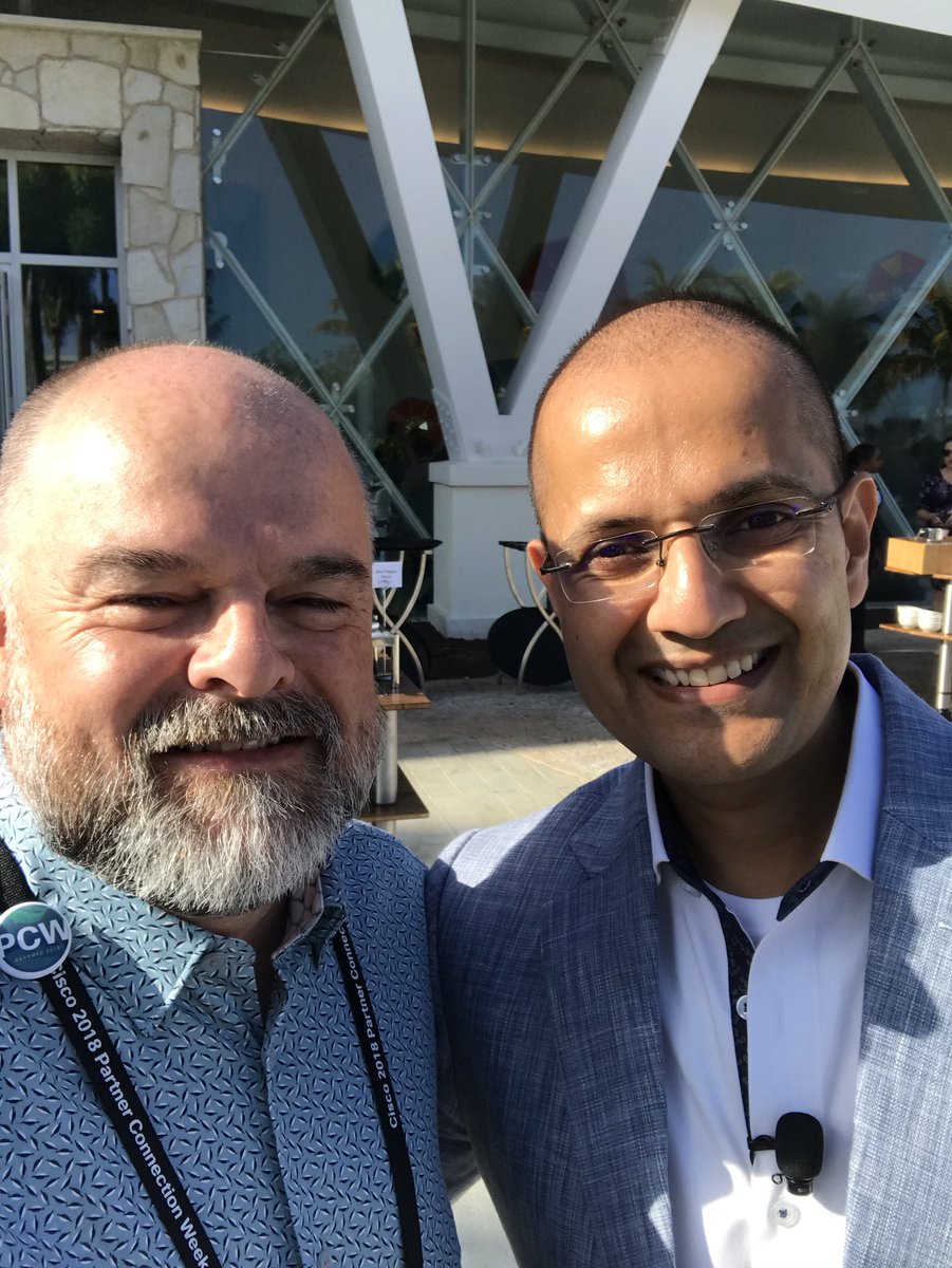 Rising Up with Nirav Sheth, VP of Solutions Architectures and Engineering during Cisco’s Partner Connection Week in sunny Nassau @CiscoPCW