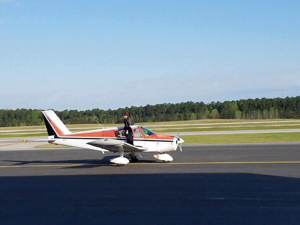 SASeducator's tweet photo. It’s a beautiful morning for #Dataonthefly. #aviation @ncscifest #Stratux #SAS #STEM https://t.co/zazYFrBkzm