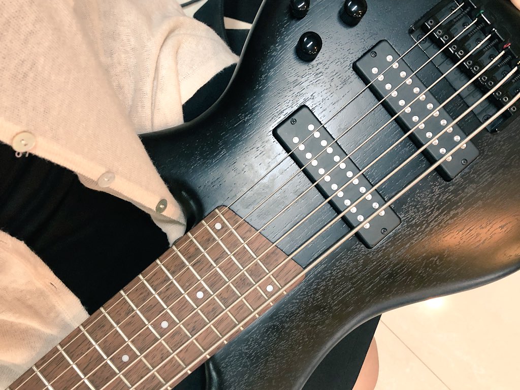 krnkzeia's tweet image. Tried out my new friend. #6Strings #Ibanez