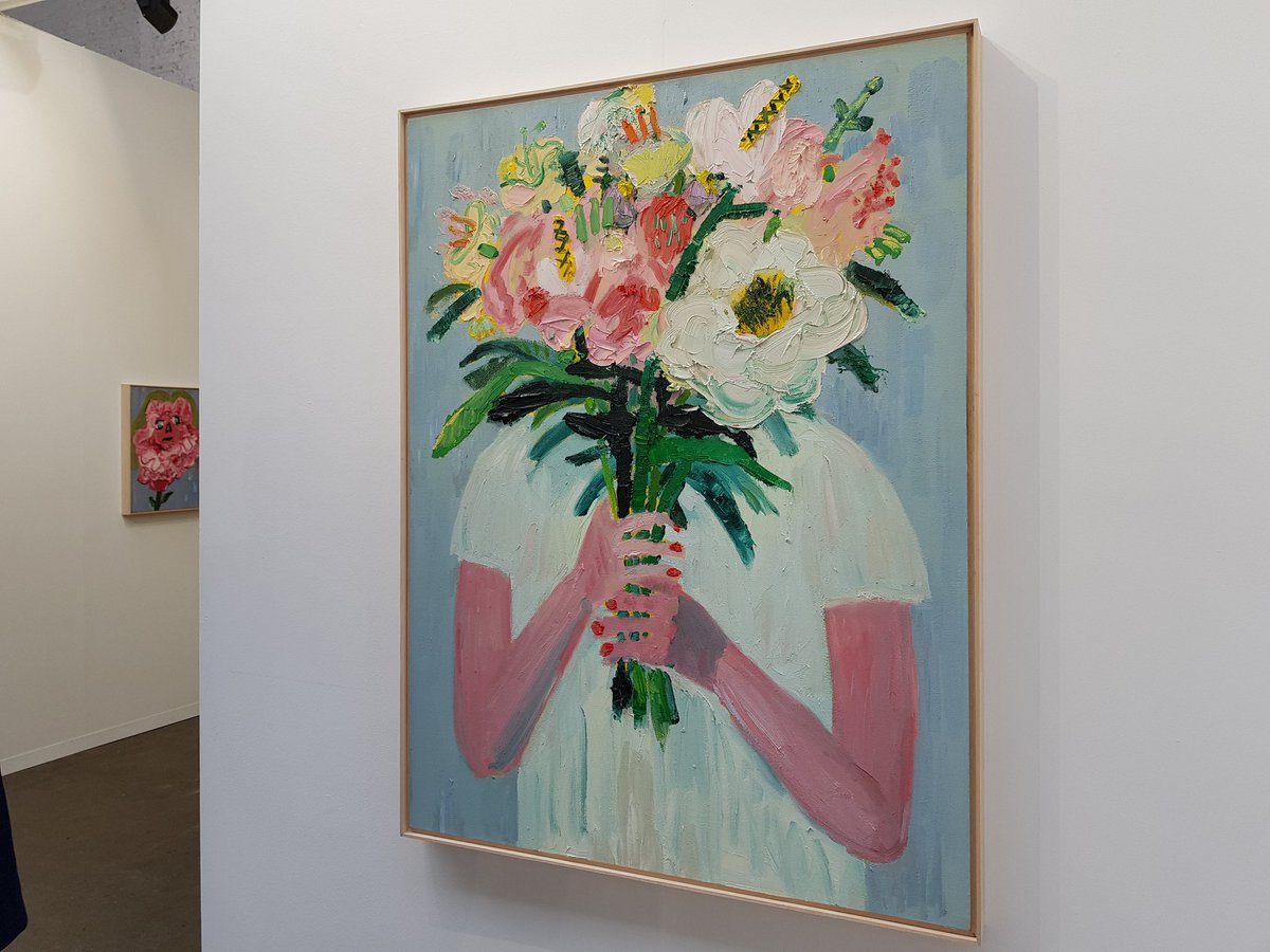 artribune's tweet photo. Eccole le opere di Georgina Gratrix allo stand della @smac_gallery a @artbrussels. A loro la vittoria della sezione Discovery sponsorizzata da @moleskine #artbrussels https://t.co/rr3BglfdaD