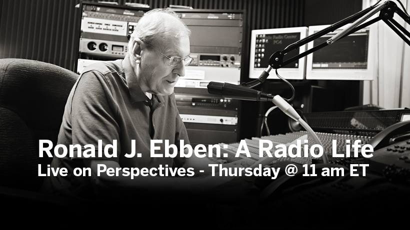 Help us celebrate a legend.  Today at 11 am on Perspectives we'll talk to Ronald J. Ebben as he hangs up the microphone after 61 years in radio.  We will also be streaming this program LIVE on Facebook as well as wfsu.org/live.