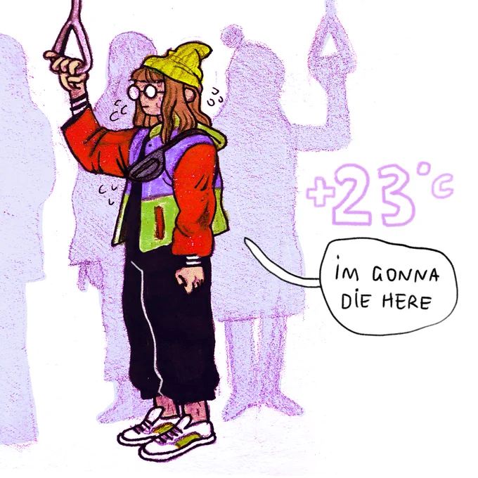when you are still too afraid to shed all those layers of winter clothing because april is filled with lies 