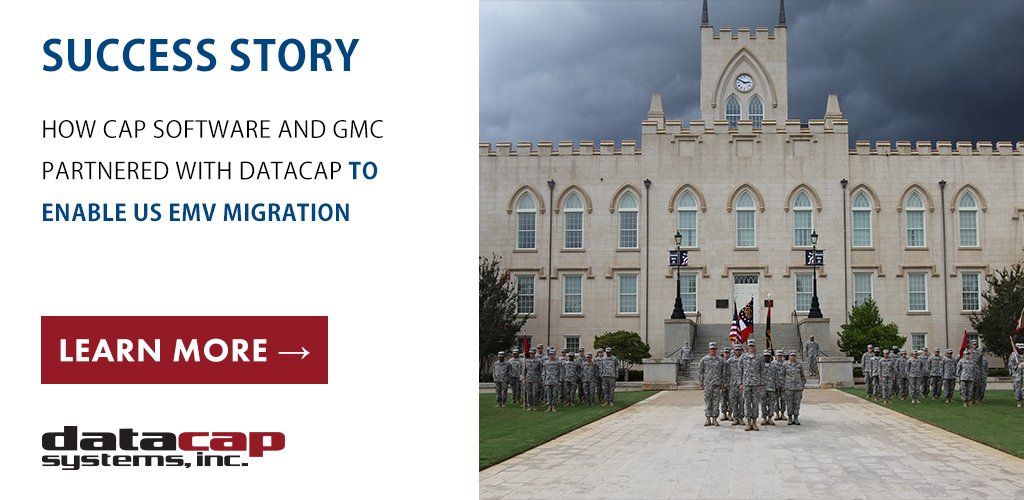DatacapSystems's tweet photo. Partner success story - How CAP Software and GMC partnered with Datacap to enable US EMV Migration: https://t.co/KyVtRskwai #NETePay #GMC #CAPSoftware #Retail #EMV #USEMV #Payments https://t.co/FNVIHyVsbR