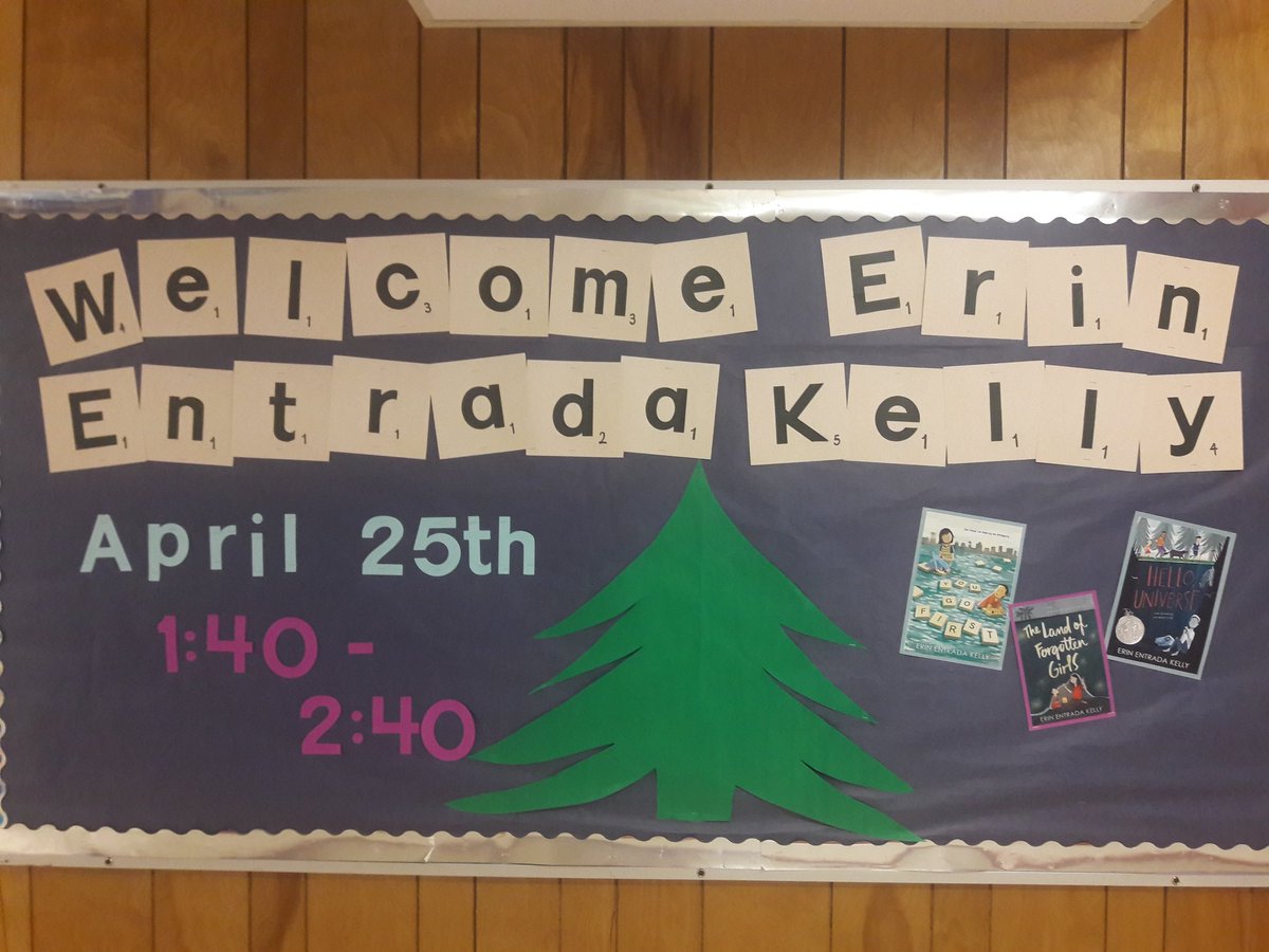WootenReads's tweet photo. #Newberry award winning author #wootenelementary. Thank you #bookpeople https://t.co/eGbhIvNpJ1